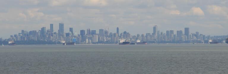 Vancouver CBD seen from the water